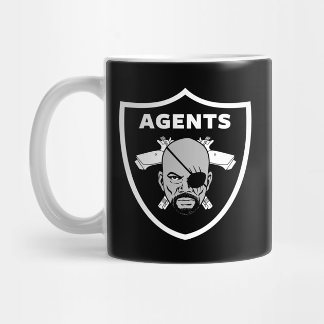 Agents Cool Superhero Sports Logo Parody by BoggsNicolas